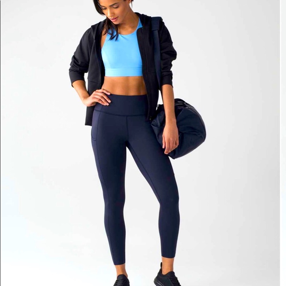 Lululemon Fast & Free *Nulux 25" Tight in Midnight Navy